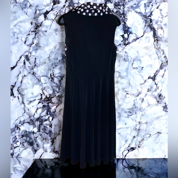 GILANI Women’s Polka dot & black midi dress- 6 - Picture 5 of 6